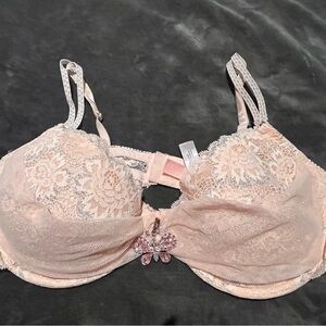 Elegant Lace Women's Bra in Soft Pink Victoria’s Secret 36C